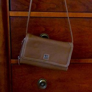 Gianni Bernini brown leather wallet